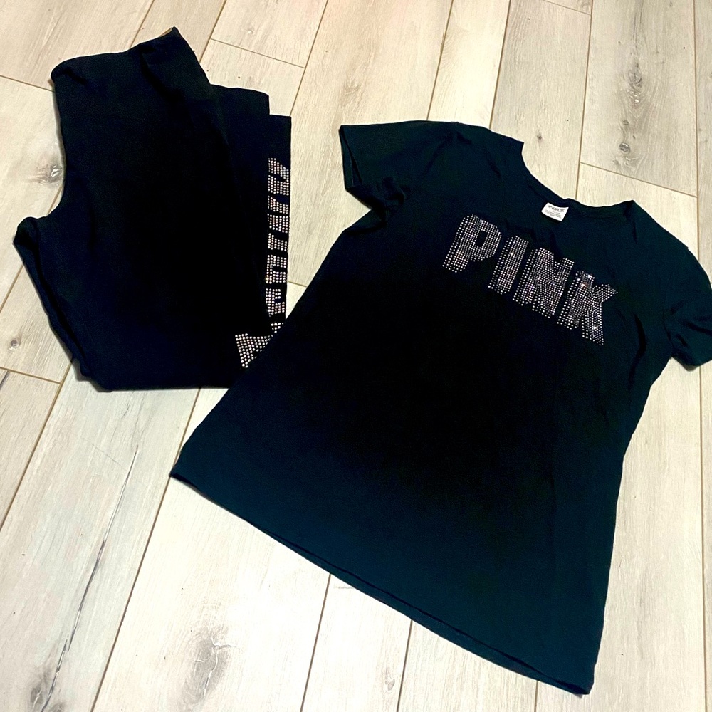 Rhinestone Victoria’s Secret PINK set